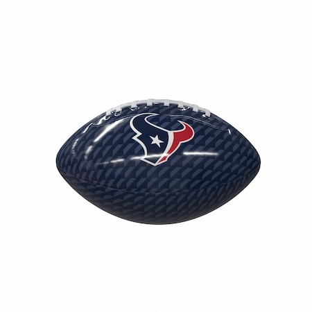 Logo Brands Houston Texans Carbon Fiber Mini-Size Glossy Football 613-93MG-1